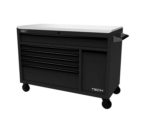 54″ TECH Roller Cabinet w/ Stainless Steel Top